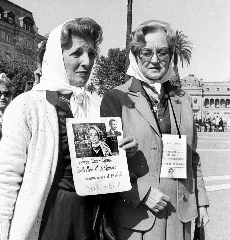 Delia Cecilia Giovanola - Abuela de Plaza de Mayo en los 80