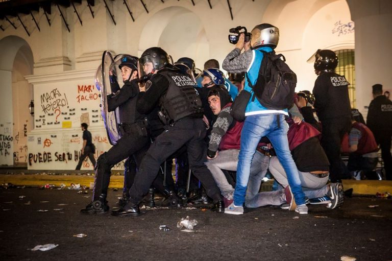 represión en la protesta social