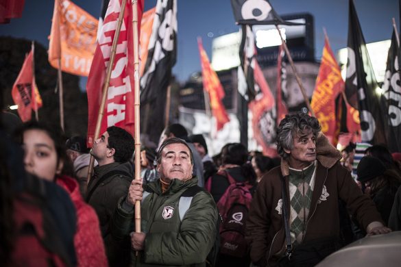 Fotoreportaje: el reclamo de los trabajadores de PepsiCo contra los ...