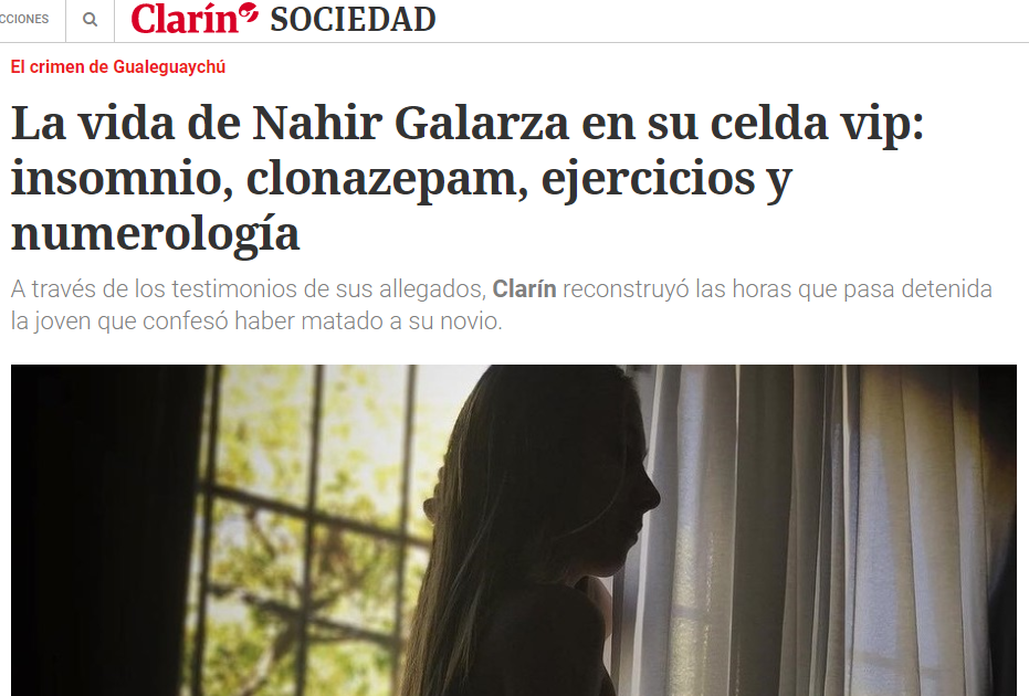 perpetua a Nahir Galarza