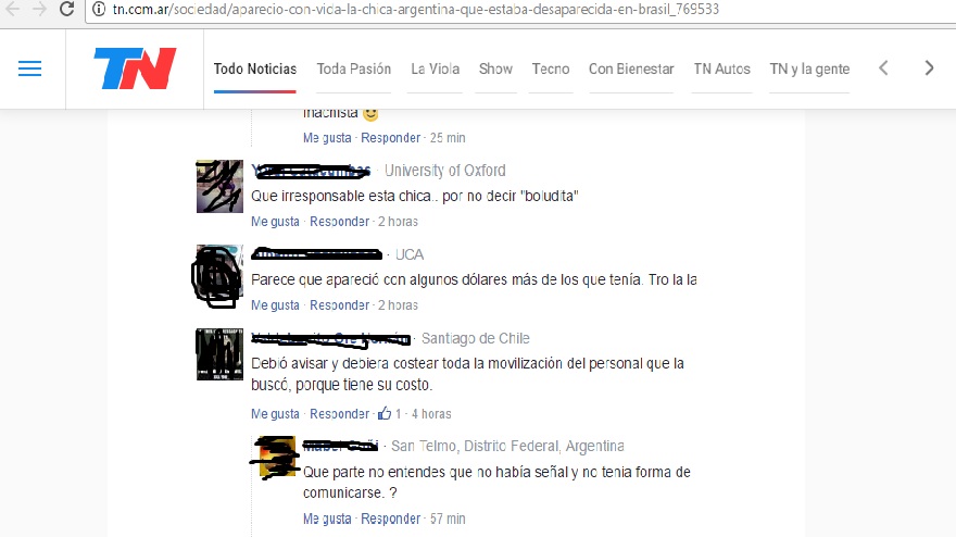 comentarios vanina