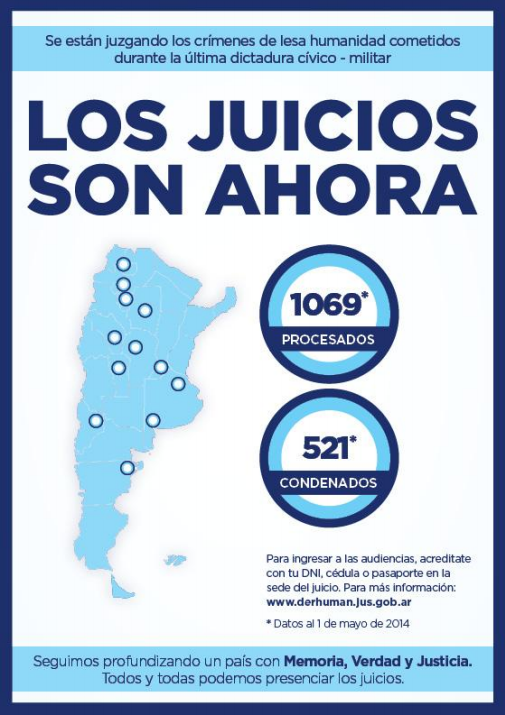 los juicios son ahora